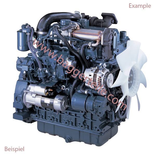 5411662525 Dieselmotor Td2011L4W Klu2500 8376 54Kw/2200U/Min Un3528 passend für z.B. Terex Schaeff